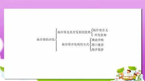 人教版高中地理选修2第五章《海洋开发》本章整合ppt课件