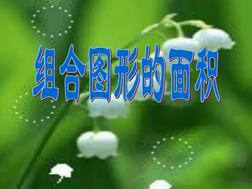 组合图形的面积计算