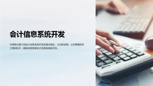 《会计信息系统开发》课件
