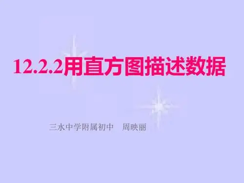 用直方图描述数据ppt1 人教版
