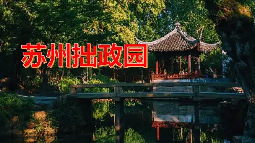 拙政园：诗情画意的江南园林,让你感受古代文人墨客的意境