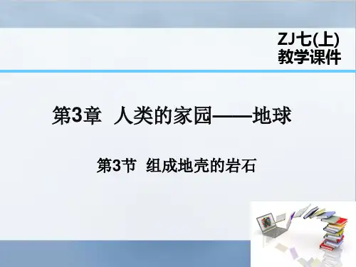 浙教版科学七年级上册第3节组成地壳的岩石课件