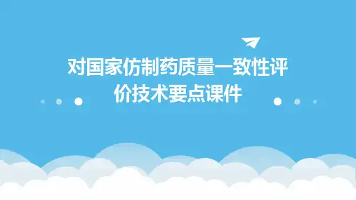 对国家仿制药质量一致性评价技术要点课件