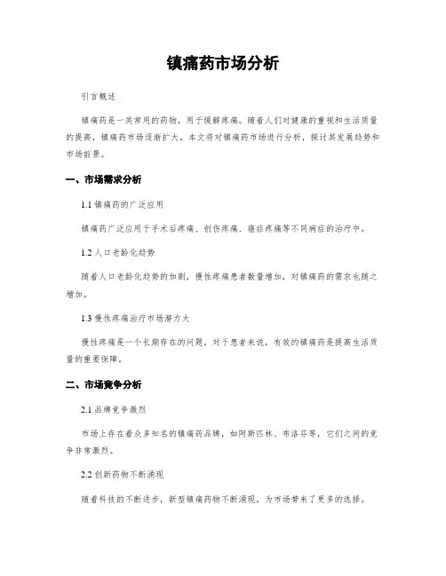 镇痛药市场分析