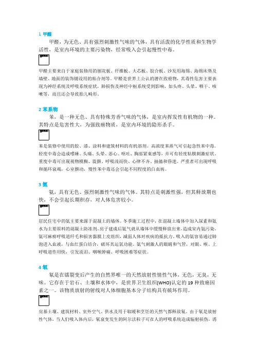 室内空气污染的六大来源有哪些
