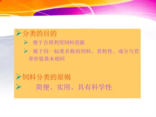 第二章 饲料120页PPT文档