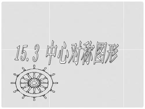 湖南省耒阳市八年级数学 中心对称图形课件(1)