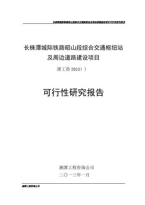 可行性研究报告