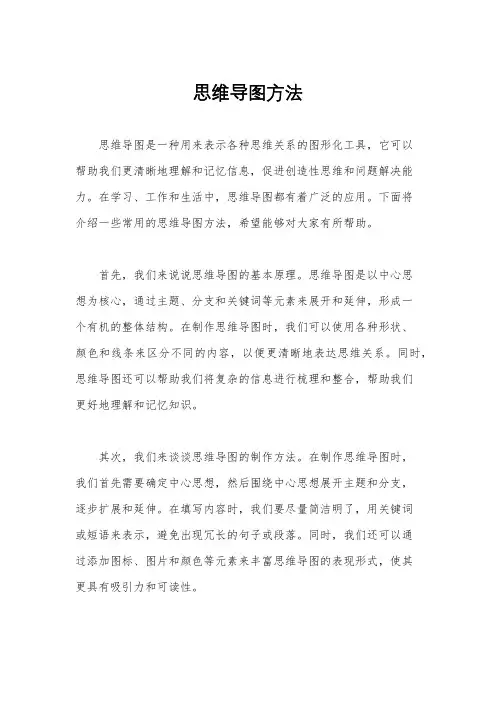 思维导图方法
