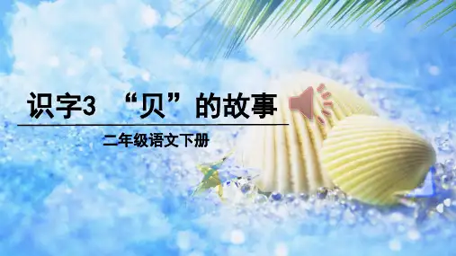 二年级语文下册3“贝”的故事课件(共33张PPT)