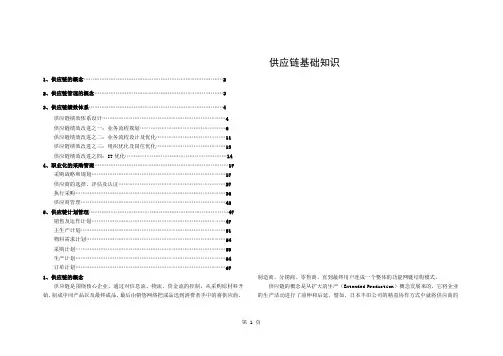 供应链基础知识手册