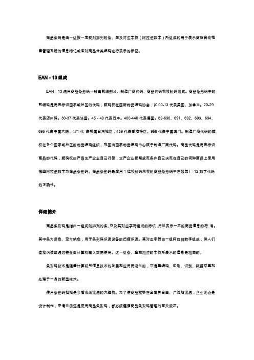 商品条码标准