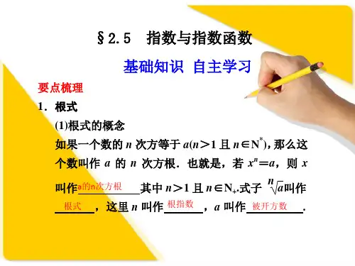 指数与指数函数