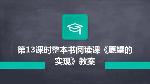 第13课时整本书阅读课《愿望的实现》教案