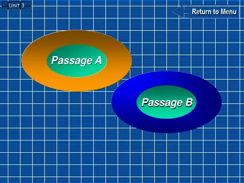 大学体验英语第三版第1册第3单元