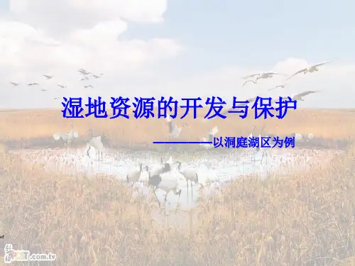 湘教版高中地理必修三第二章2.2湿地资源的开发与保护(优质课)公开课(共21页)