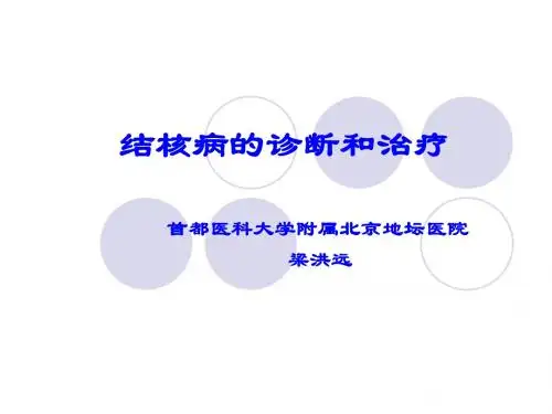 梁洪远,结核病的诊断和治疗