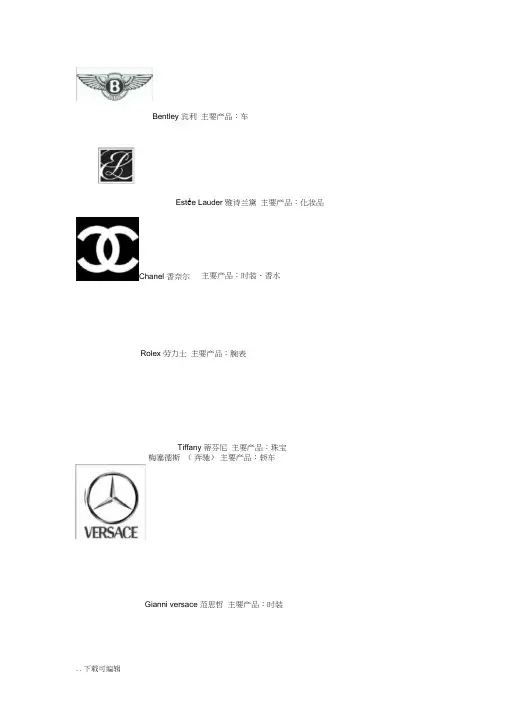 奢侈品_LOGO大全