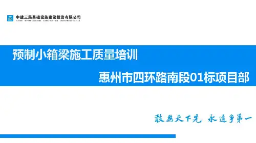 预制小箱梁施工质量培训