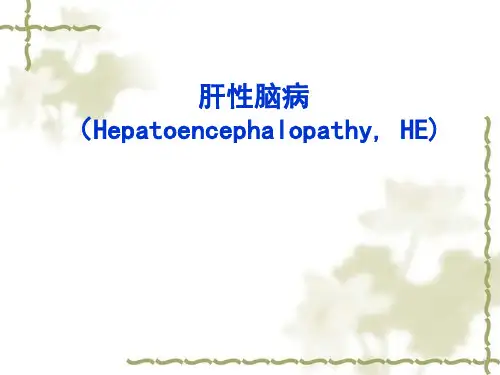 肝性脑病的临床表现、诊断、鉴别诊断与治疗