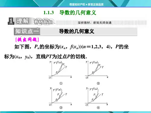 第一章  1.1  1.1.3  导数的几何意义