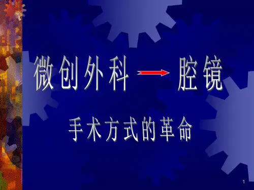 腹腔镜培训材料ppt课件