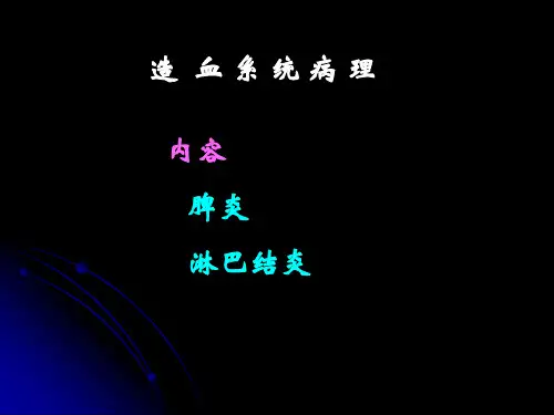 兽医病理解剖学课件：造血系统病理