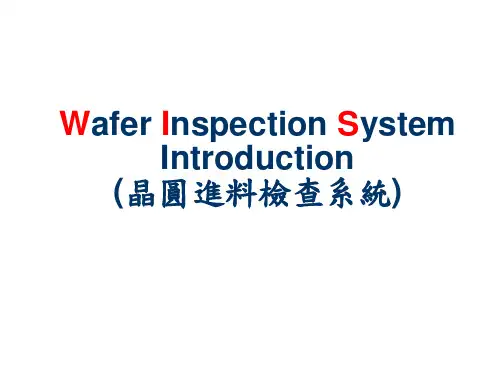 Wafer Inspection System  Introduction