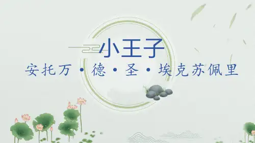 人教部编五年级语文上册名著导读《小王子》名著导读