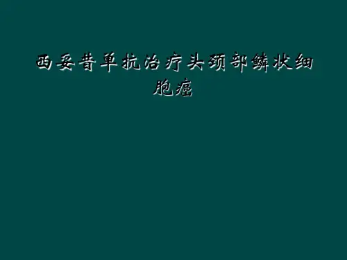 西妥昔单抗治疗头颈部鳞状细胞癌