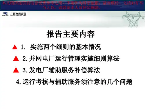 南方电网两个细则算法规范解读专业知识讲座