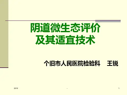 阴道微生态评价ppt课件