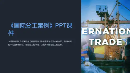 《国际分工案例》课件