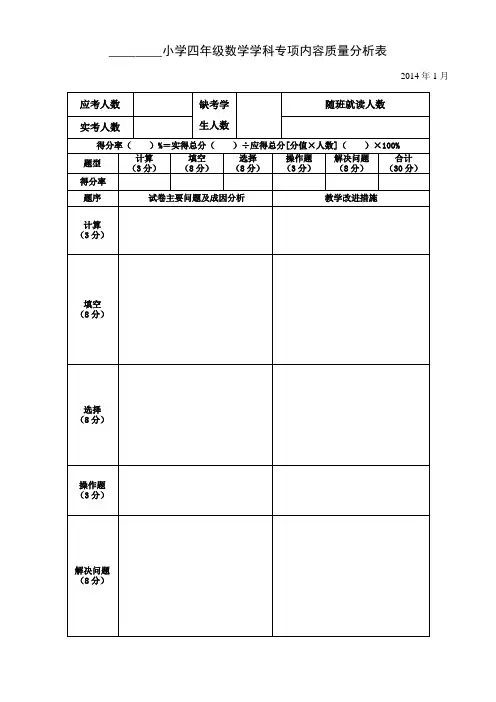 建筑施工企业单个项目评分内容和评分标准.doc