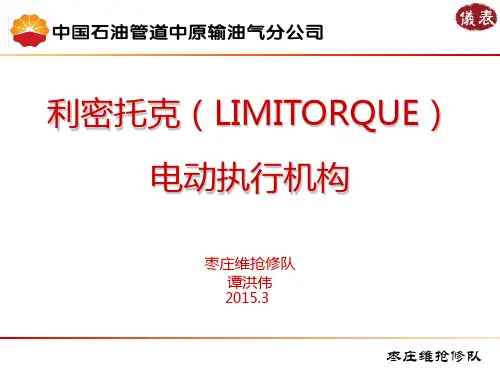 利密托克(LIMITORQUE)电动执行机构