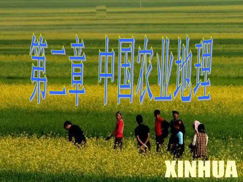 中国经济地理 第二章 中国农业地理