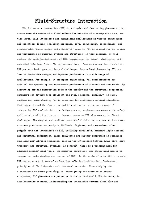 Fluid-Structure Interaction