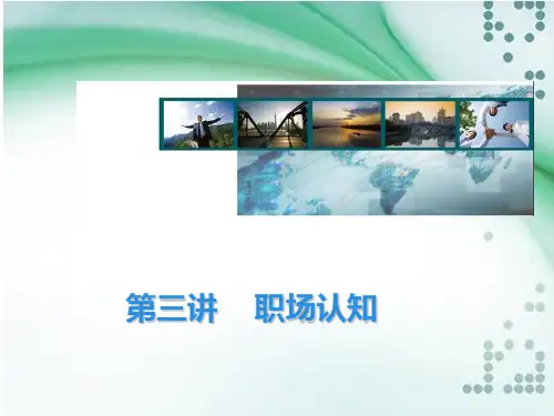 第三讲 职场认知