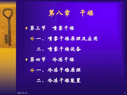 第八章-干燥2PPT课件