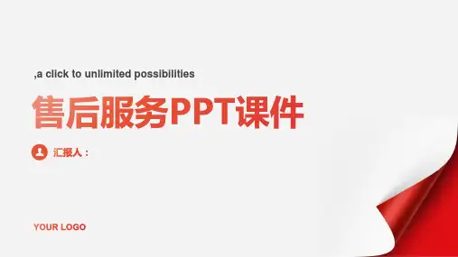 售后服务PPT课件
