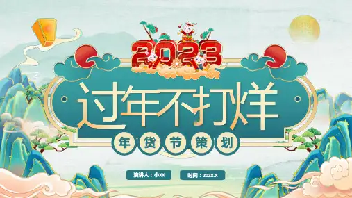 2023年货节活动策划方案PPT模板