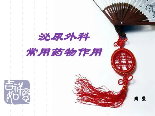 泌尿系统常见药物