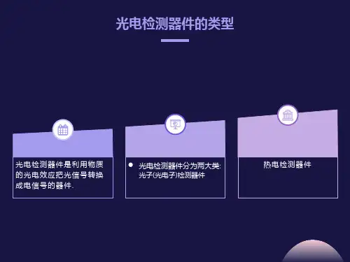 光电检测器件的类型复习