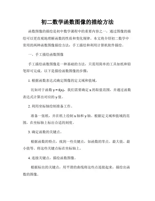 初二数学函数图像的描绘方法