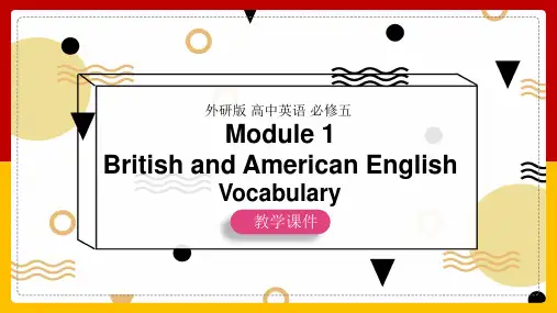 高中英语外研版必修五《Vocabulary, Grammar,Fucntion》课件