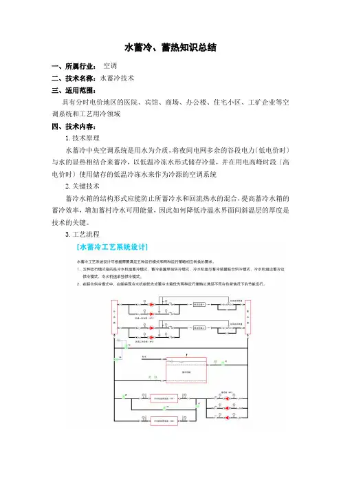 水蓄冷技术