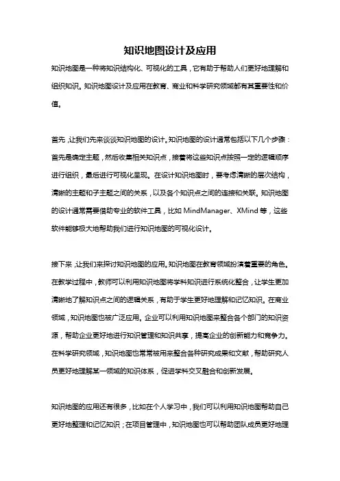 知识地图设计及应用