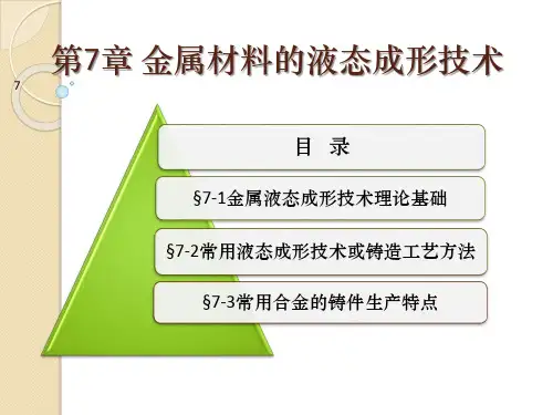 金属液态成形技术理论