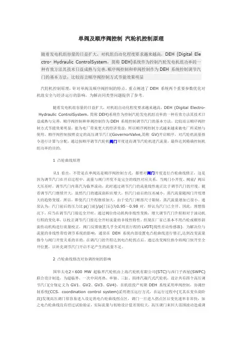 单阀及顺序阀控制