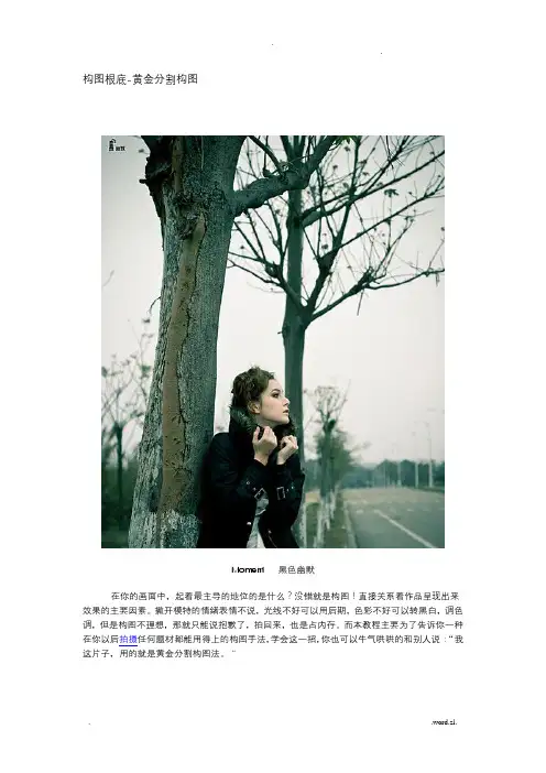 构图基础-黄金分割构图
